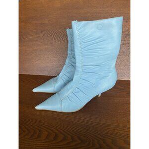 Bronx Light Blue Ankle Boots Size 8.5